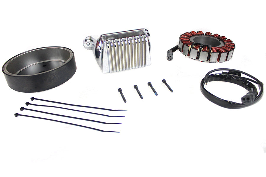 Volt Tech Alternator Charging System Kit 50 Amp for Harley Davidson FLH and FLT (Part Number 32-0836)