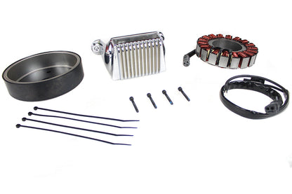 Volt Tech Alternator Charging System Kit 50 Amp for Harley Davidson FLH and FLT (Part Number 32-0836)