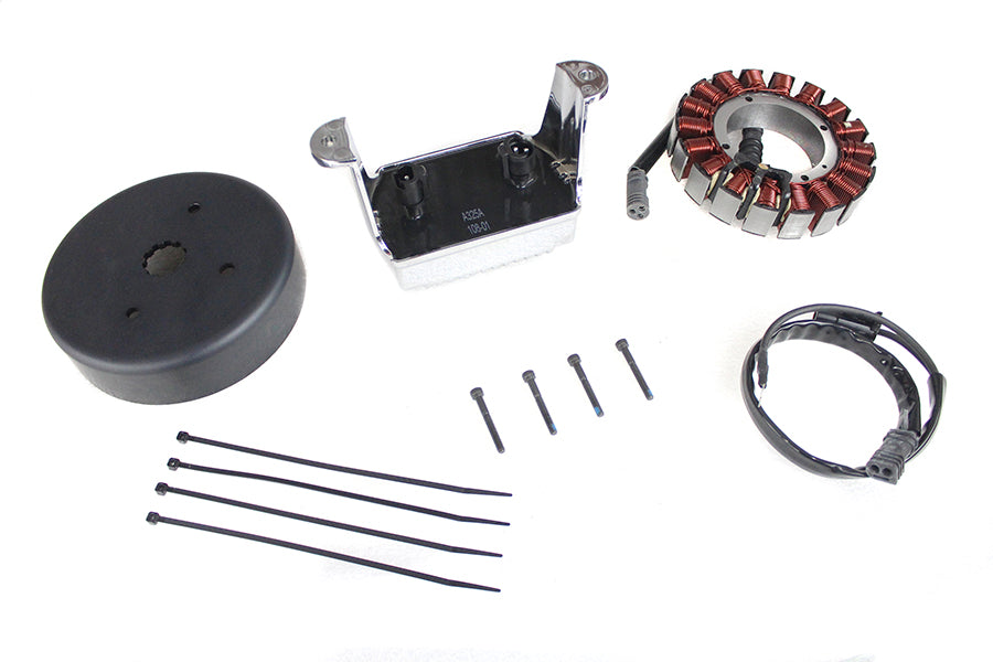 Volt Tech Alternator Charging System Kit 50 Amp for Harley Davidson FLH and FLT (Part Number 32-0836)