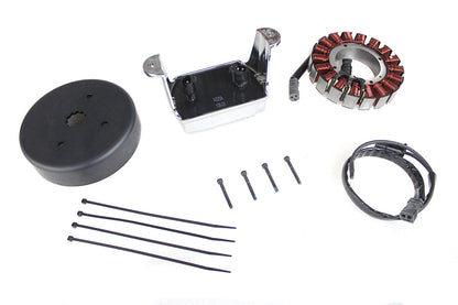 Volt Tech Alternator Charging System Kit 50 Amp for Harley Davidson FLH and FLT (Part Number 32-0836)