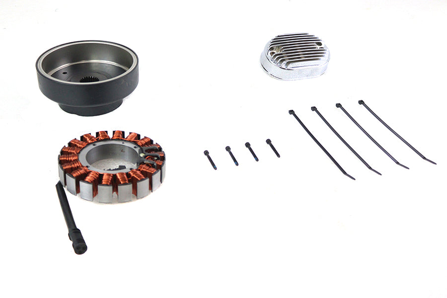 Volt Tech Alternator Charging System Kit 50 Amp for Harley Davidson FXST & FLST (2008-2011)