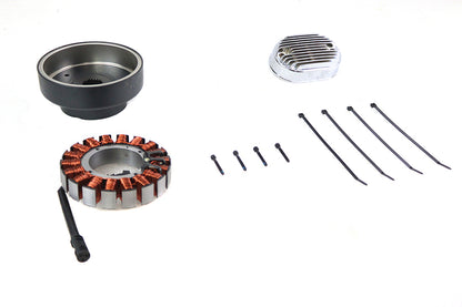 Volt Tech Alternator Charging System Kit 50 Amp for Harley Davidson FXST & FLST (2008-2011)