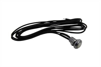Volt Tech H21-0211 Mini Chrome Push Button Two-Wire Switch