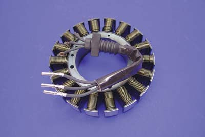 Volt Tech 50 Amp 3 Phase Alternator Stator for Harley Davidson FXST, FLST, FXD - Part CE-8010-07