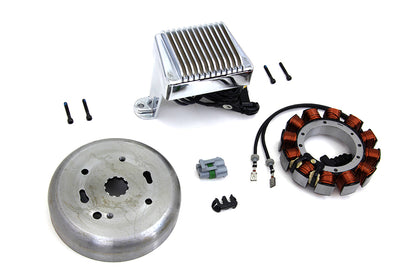 Volt Tech Alternator Charging System Kit 45 Amp for Harley Davidson FLT
