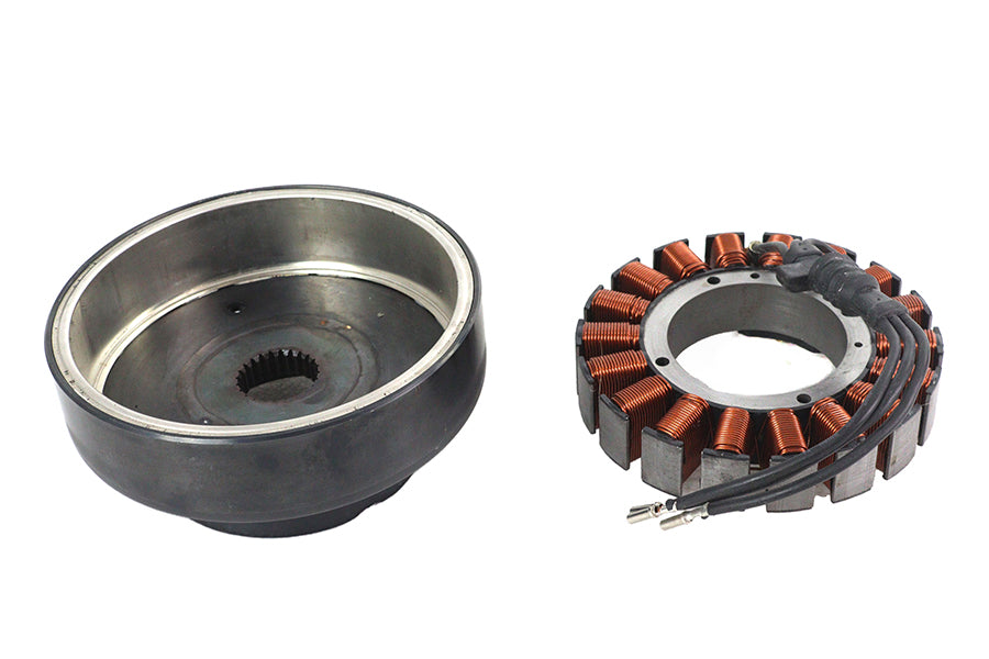 Volt Tech Alternator Stator and Rotor Set for Harley Davidson FXD (38 Amp)