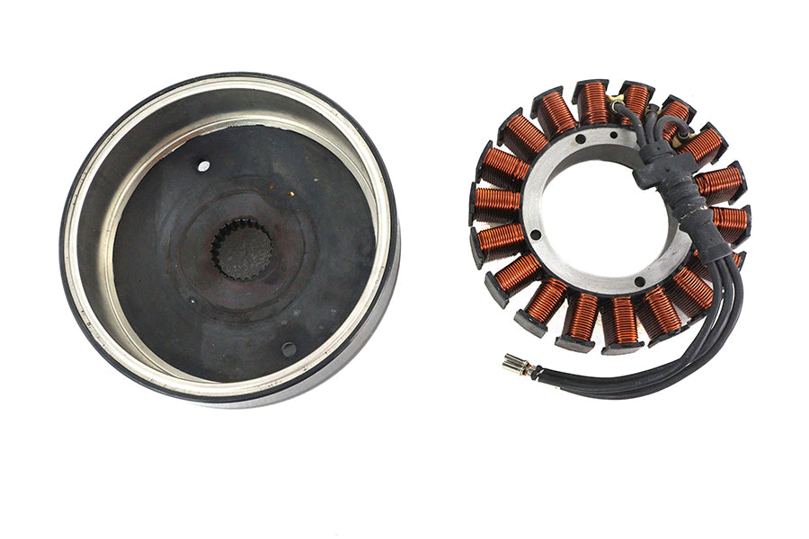 Volt Tech Alternator Stator and Rotor Set for Harley Davidson FXD (38 Amp)