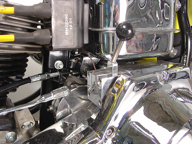 Volt Tech Chrome Lever Starter System for 1965-1974 Harley Davidson FL Models