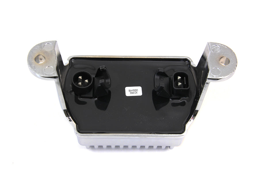 Volt Tech Chrome 50 Amp Regulator for Harley Davidson FLHT and FLHR Models