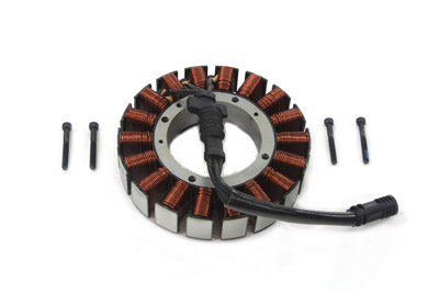 Volt Tech Alternator Stator Unmolded 50 Amp 3 Phase with Plug for Harley Davidson FXST