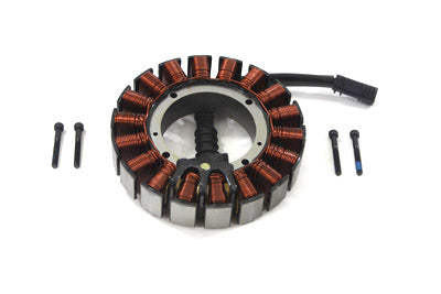 Volt Tech Alternator Stator Unmolded 50 Amp 3 Phase with Plug for Harley Davidson FXST