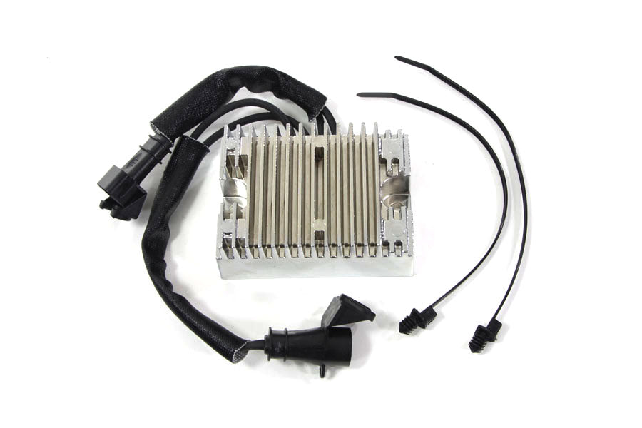 Volt Tech Regulator Chrome for Harley Davidson XL Models - Part 74711-08C