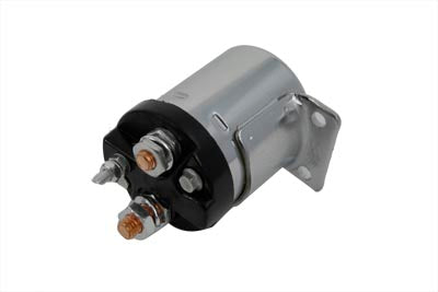 Volt Tech Chrome Starter Solenoid Part 184151 for Harley Davidson FXST and FL Models