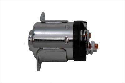 Volt Tech Chrome 5-Speed Starter Solenoid for Harley Davidson FLT (Part #18411)