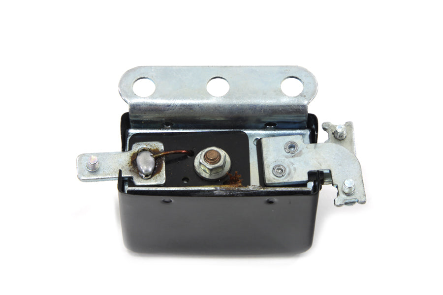 Volt Tech Black Replica 3-Brush Relay for Harley Davidson EL and UL Models