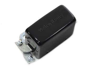Volt Tech Black Replica 3-Brush Relay for Harley Davidson EL and UL Models