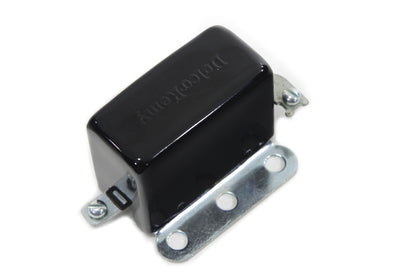 Volt Tech Black Replica 3-Brush Relay for Harley Davidson EL and UL Models
