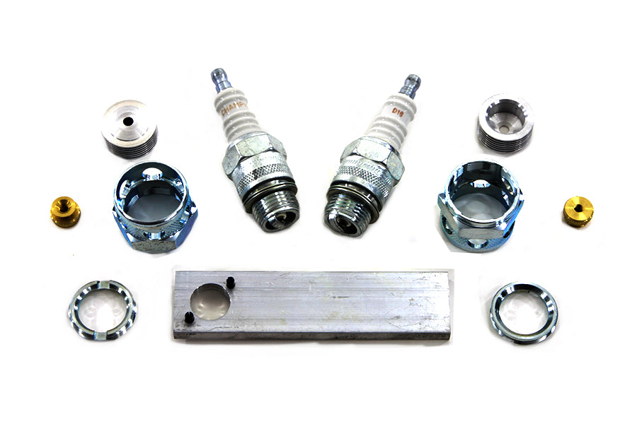 Volt Tech 18mm Spark Plug Kit for Harley Davidson EL Models