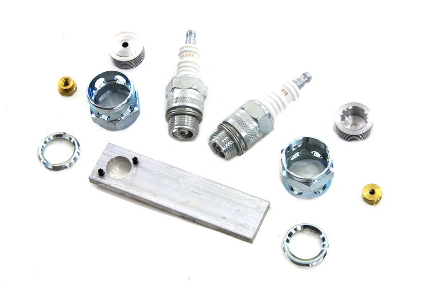 Volt Tech 18mm Spark Plug Kit for Harley Davidson EL Models