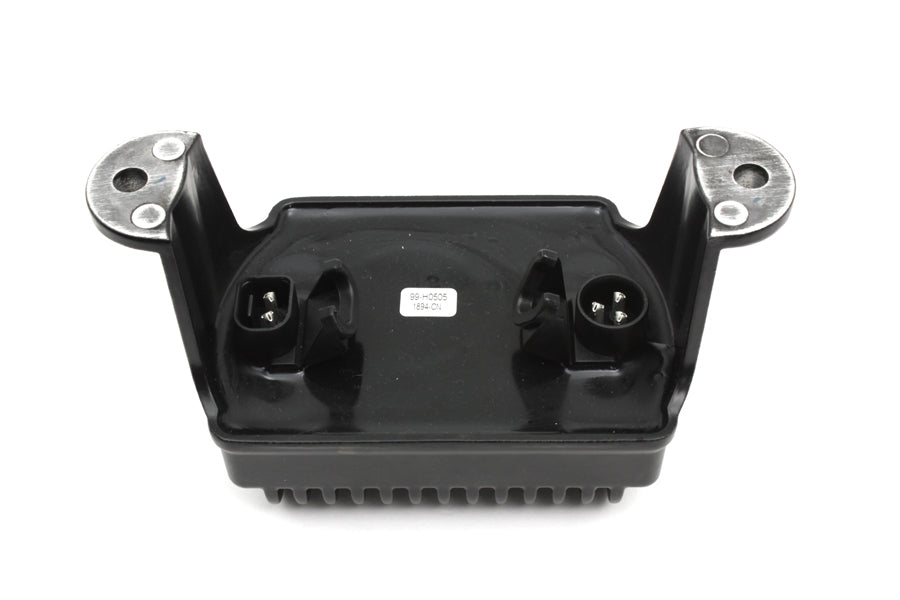 Volt Tech 74505-09B Voltage Regulator - 50 Amp Black for Harley Davidson FLHT and FLHR Models