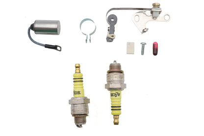 Volt Tech Ignition Tune Up Kit with Champion Spark Plugs for Harley Davidson XLCH (1958-1967)