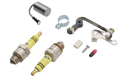 Volt Tech Ignition Tune Up Kit with Champion Spark Plugs for Harley Davidson XLCH (1958-1967)