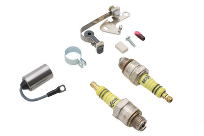 Volt Tech Ignition Tune Up Kit with Champion Spark Plugs for Harley Davidson XLCH (1958-1967)