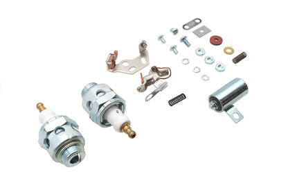 Volt Tech Ignition Tune Up Kit with Beck Spark Plugs for Harley Davidson EL & FL (1936-1945)