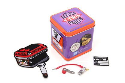 Volt Tech Magneto Red Button Kill Switch Kit for Harley Davidson XL (1957-1966)