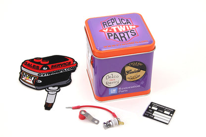 Volt Tech Magneto Red Button Kill Switch Kit for Harley Davidson XL (1957-1966)