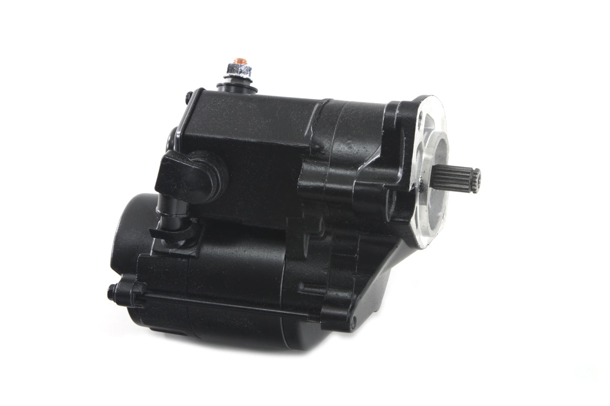 Volt Tech Starter Motor 1.4 kW Black for Harley Davidson FXST and FLST Models