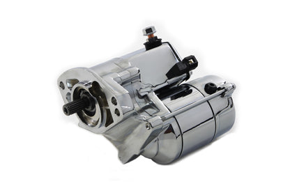 Volt Tech Starter Motor 1.4 kW Chrome for Harley Davidson FXST and FLST Models