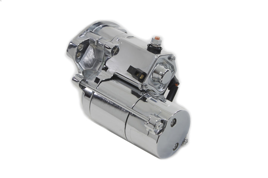 Volt Tech Starter Motor 1.8 kW Chrome for Harley Davidson FXST and FLST Models (Part Number PH125-HD07-C)