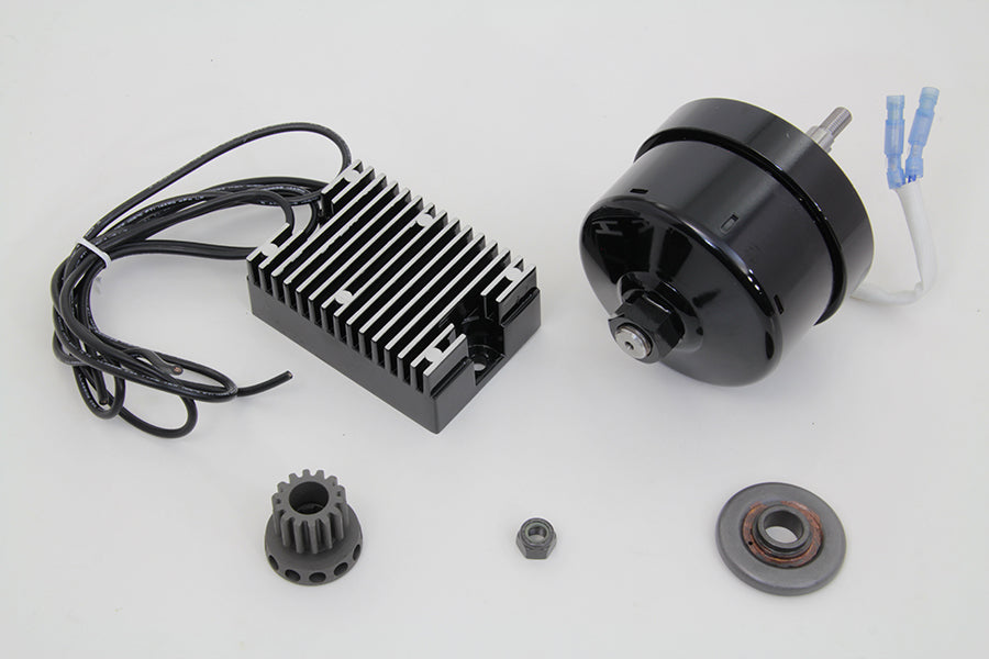 Volt Tech 32-1157 Complete Alternator Generator Conversion Kit for Harley Davidson U Models