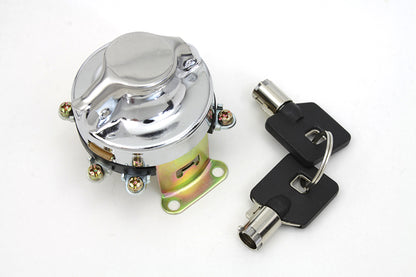 Volt Tech Fat Bob Ignition Key Switch for Harley Davidson FL (Part #72584D)