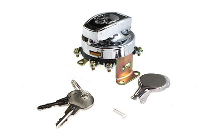 Volt Tech Fat Bob Ignition Switch with 5 Terminals for Harley Davidson FL (1968-1972)