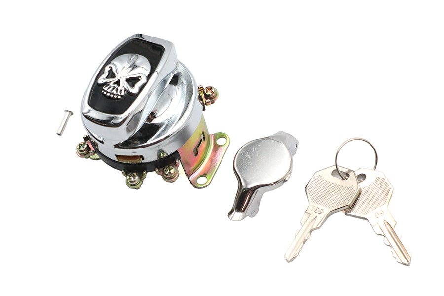 Volt Tech Fat Bob Ignition Switch with 6 Terminals for Harley Davidson FLH (Part #21-0202ASK)
