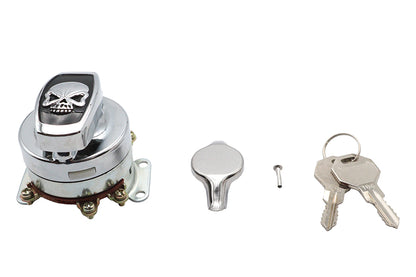 Volt Tech Fat Bob Ignition Switch with 6 Terminals for Harley Davidson FL (Part #21-0202AESK)