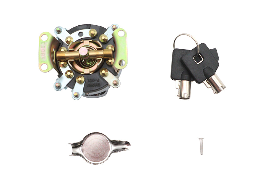 Volt Tech Fat Bob Ignition Switch with 5 Terminals for Harley Davidson FL Models