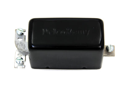 Volt Tech Black Replica Delco Remy 3-Brush Generator Relay for Harley Davidson EL & FL Models