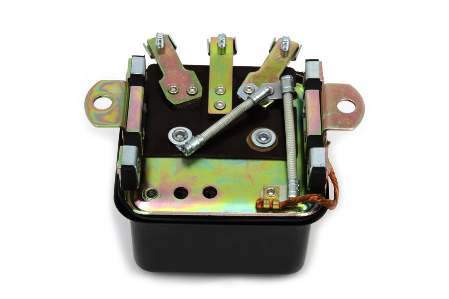 V-Twin Black 6 Volt Mechanical Regulator for Harley Davidson XL (1952-1961)