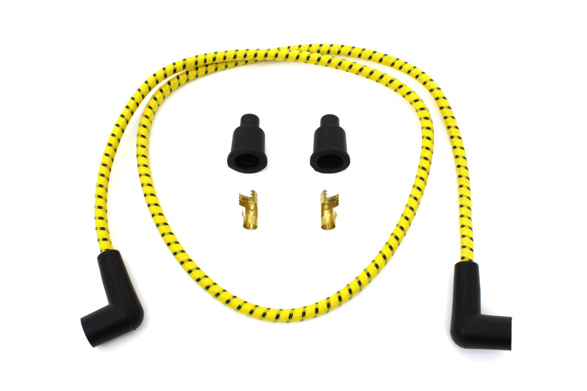 Volt Tech Universal Braided Wire Kit 7mm - 40 Inch Spark Plug and Coil Boot Wire Set