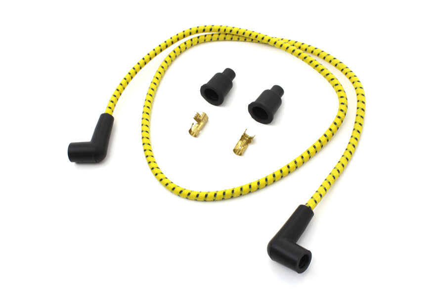Volt Tech Universal Braided Wire Kit 7mm - 40 Inch Spark Plug and Coil Boot Wire Set