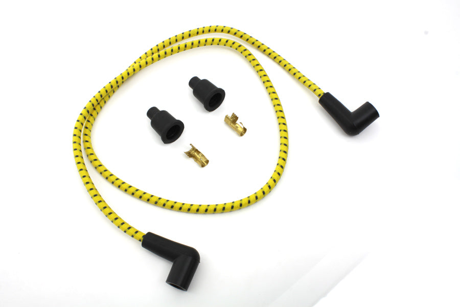 Volt Tech Universal Braided Wire Kit 7mm - 40 Inch Spark Plug and Coil Boot Wire Set
