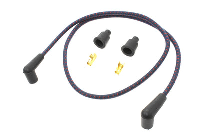 Volt Tech Universal Braided Wire Kit 7mm - 40 Inch Blue and Pink Spark Plug Wire Set