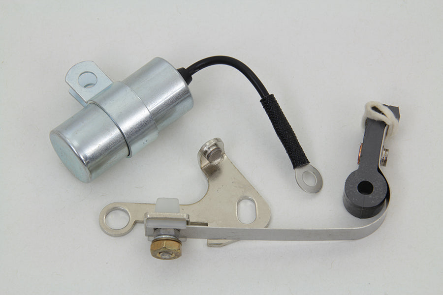 Volt Tech Magneto Ignition Points and Condenser Set for Harley Davidson XLCH (1957-1966)