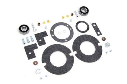 Volt Tech Generator 3-Brush Terminal Gasket and Hardware Kit for Harley Davidson EL & FL Models