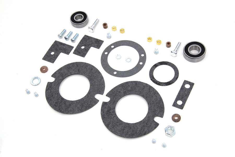 Volt Tech Generator 3-Brush Terminal Gasket and Hardware Kit for Harley Davidson EL & FL Models
