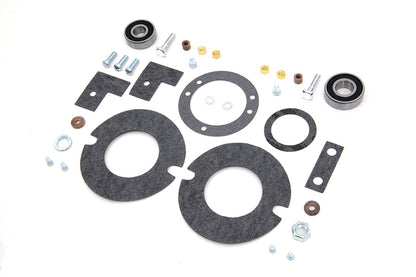 Volt Tech Generator 3-Brush Terminal Gasket and Hardware Kit for Harley Davidson EL & FL Models