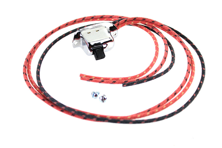 Volt Tech Chrome Hi-Lo Beam Handlebar Switch for Harley Davidson J and WL Models